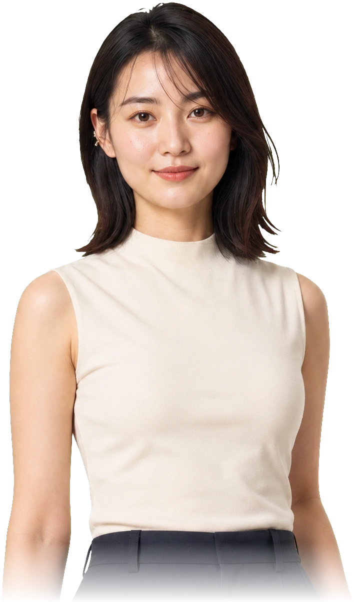 リアル型（実写風）のキャラクター