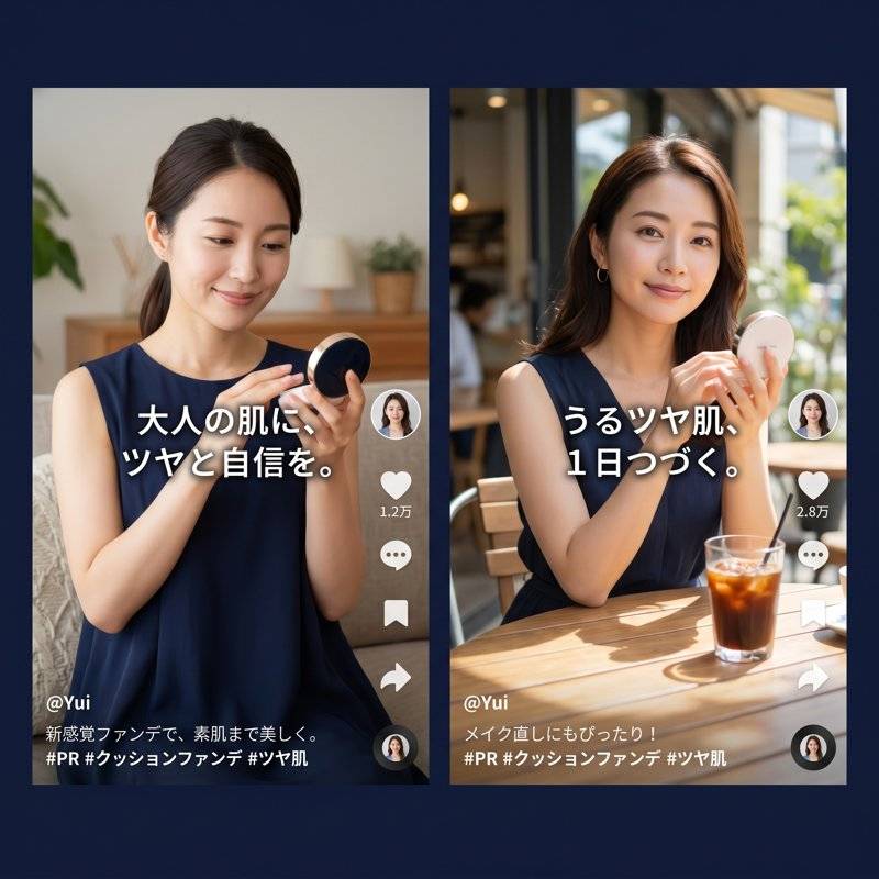 A/Bテスト比較2（コスメ）